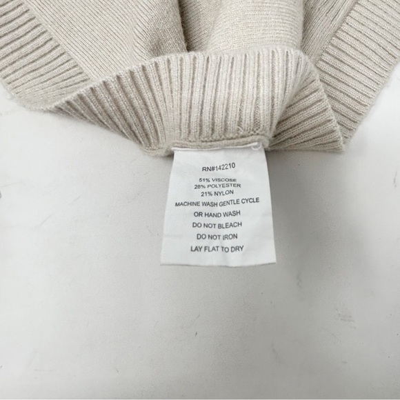 MER-SEA Women’s Birch Beige ANYWHERE Open Tunic Sleeveless Long Line Size S/M - Picture 6 of 7